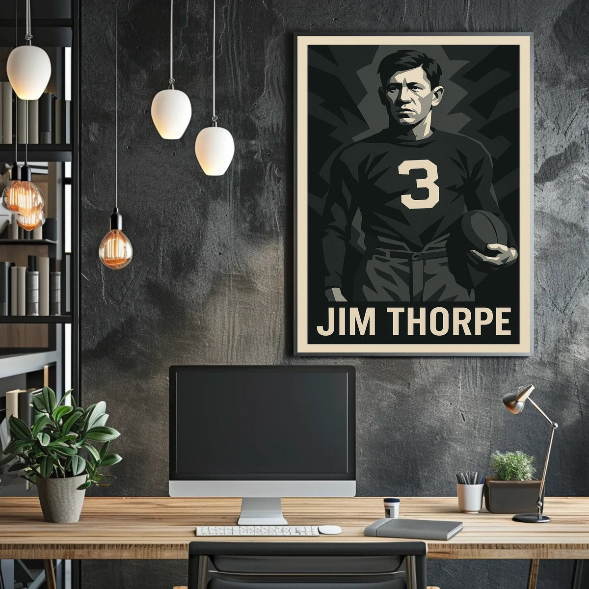 Jim Thorpe Athletic Legend Poster