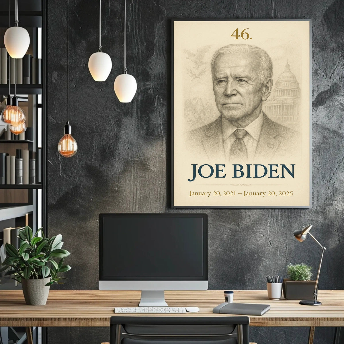 Joe Biden 46Th President Poster