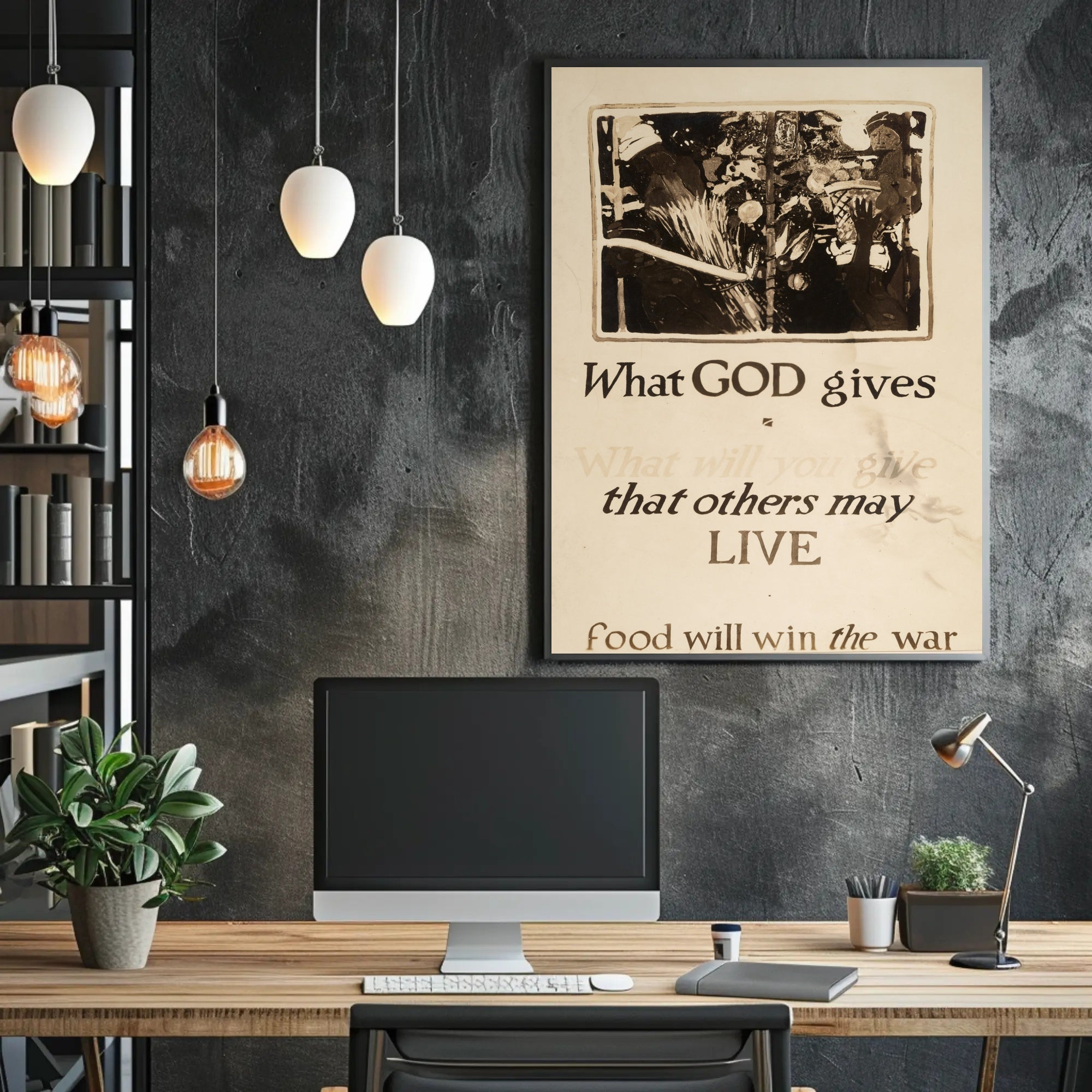 World War I Food Conservation Propaganda Poster PosterGoat