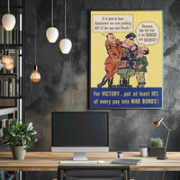 Invest in War Bonds for Victory Poster PosterGoat