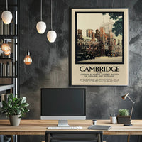 Cambridge Travel Nostalgia: Historic Railway Poster PosterGoat