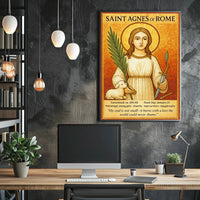 Saint Agnes of Rome Poster PosterGoat