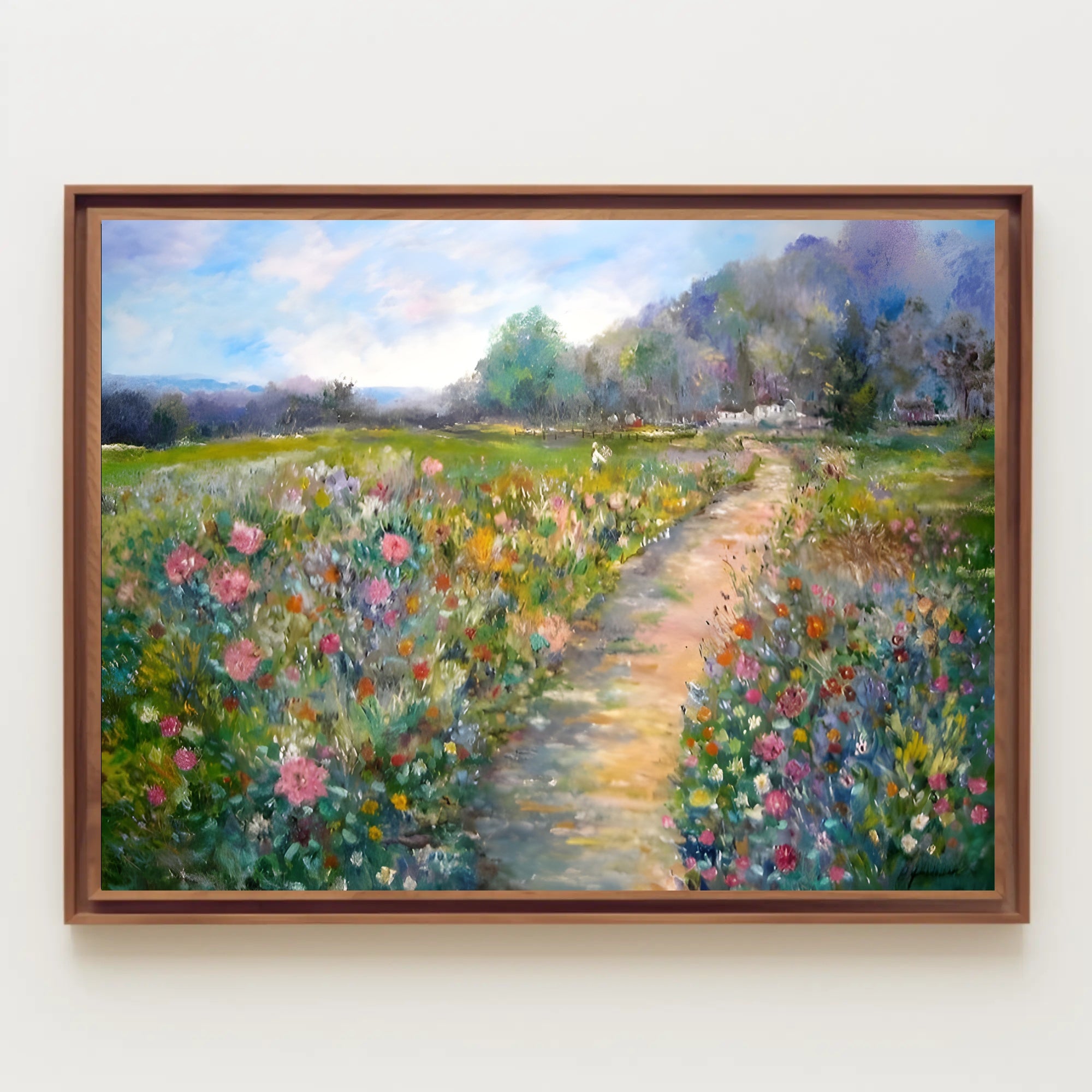 Serene Garden Pathway Poster