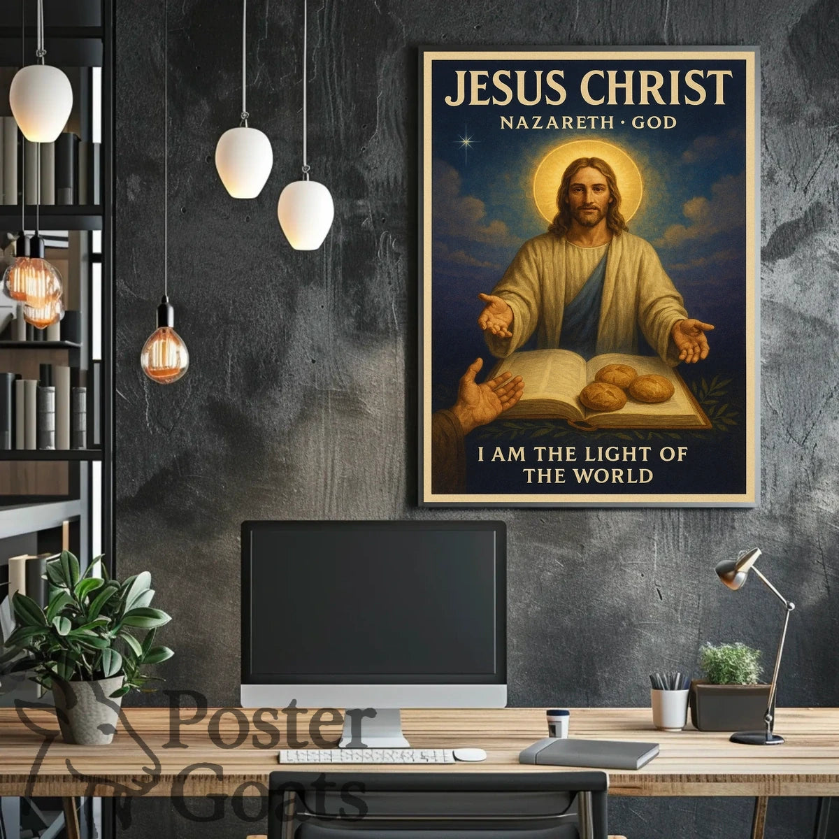 Jesus Christ Spirituality Poster for Inspirational Settings