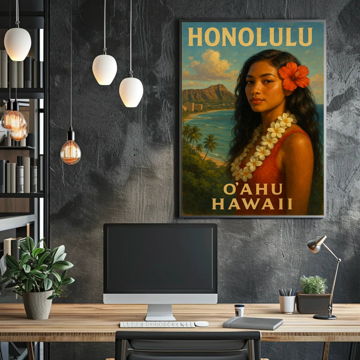 Honolulu Oahu, Hawaii Poster