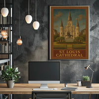St. Louis Cathedral Poster