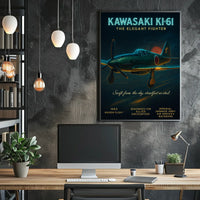 Kawasaki Ki-61 The Elegant Fighter Poster