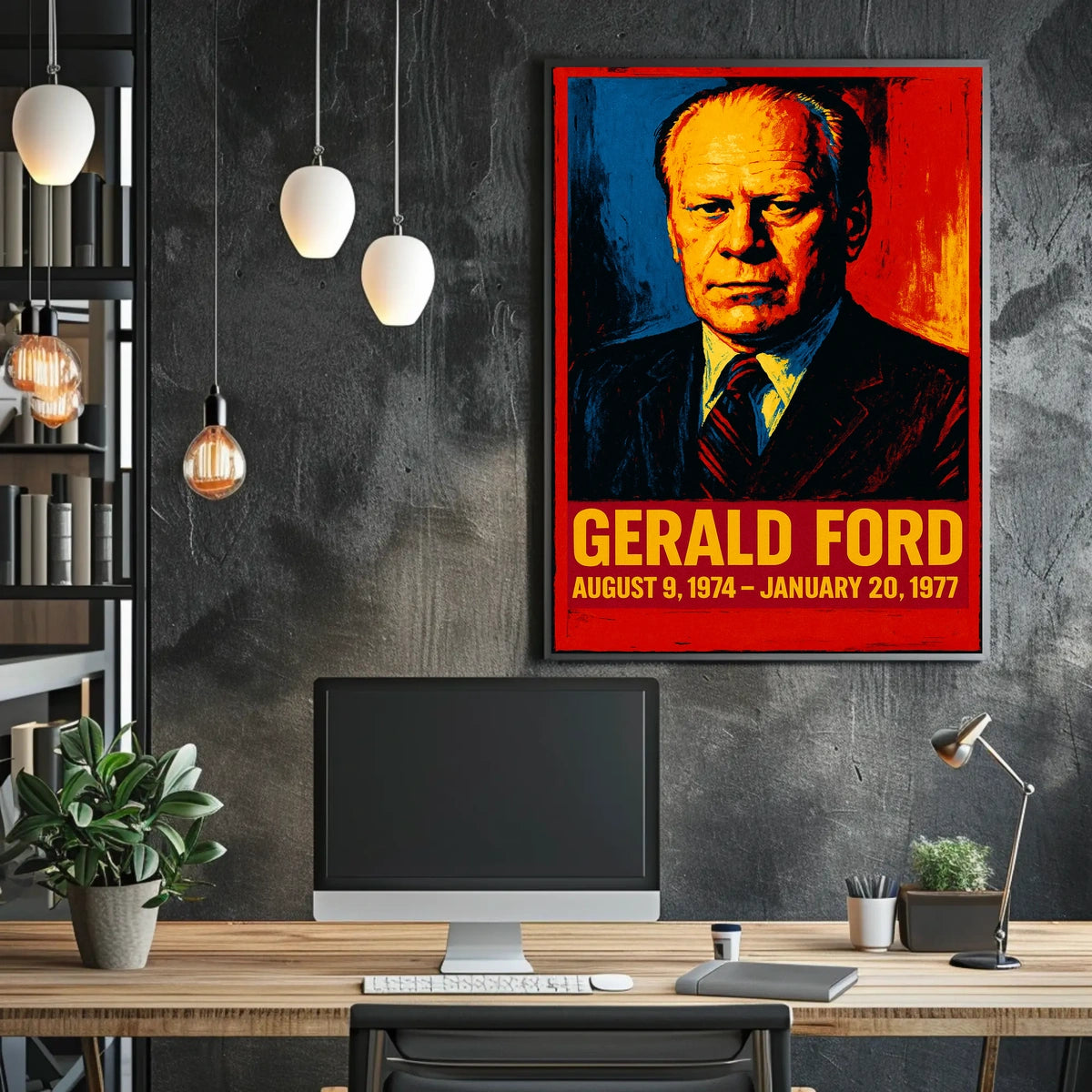 Gerald Ford Presidential Term Poster