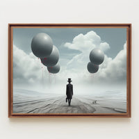 Surreal Journey in a Futuristic Sci-Fi Poster