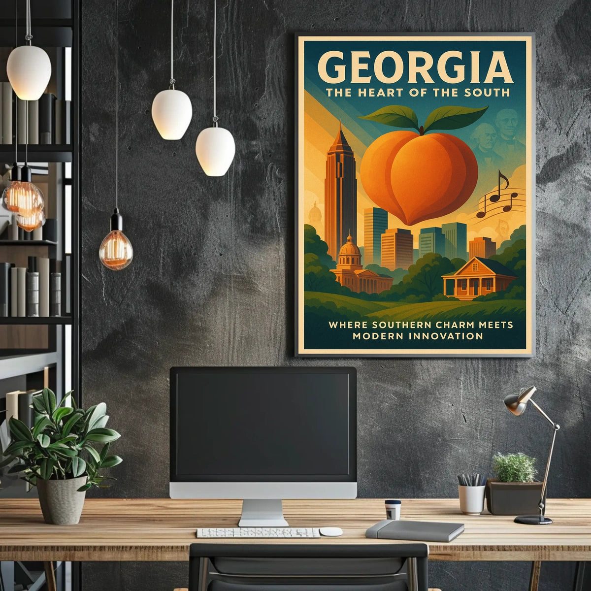 Georgia The Heart Of The South Poster