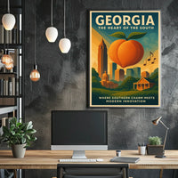Georgia The Heart Of The South Poster