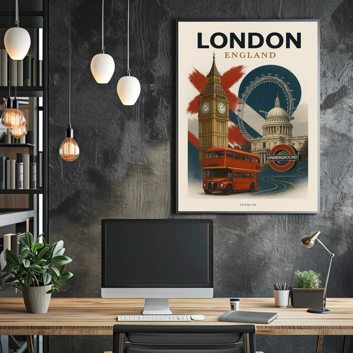 London Landmarks Poster