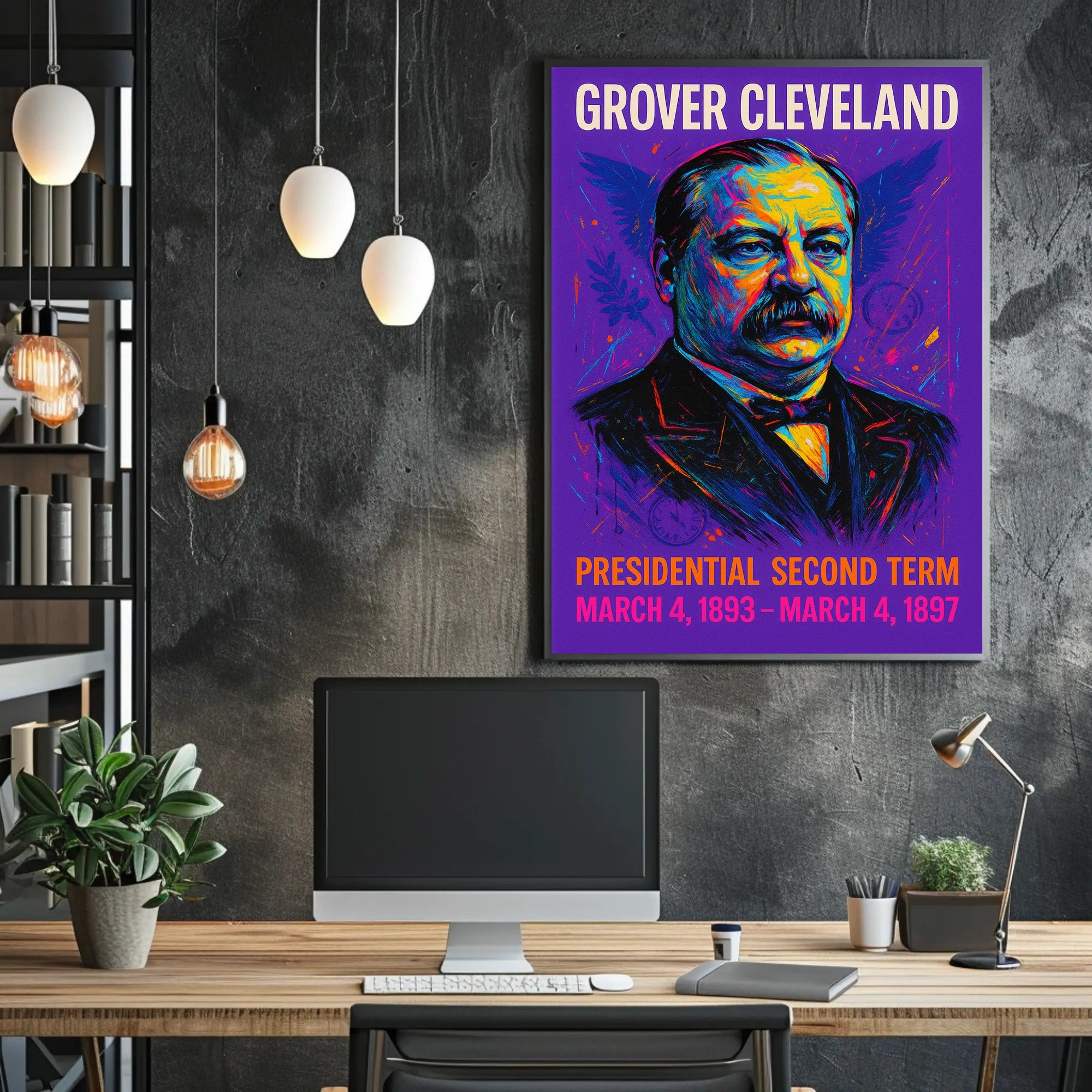 Grover Cleveland Presidential Second Poster