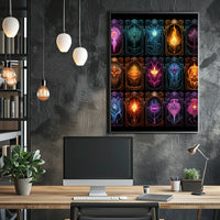 Elemental Symbols Poster