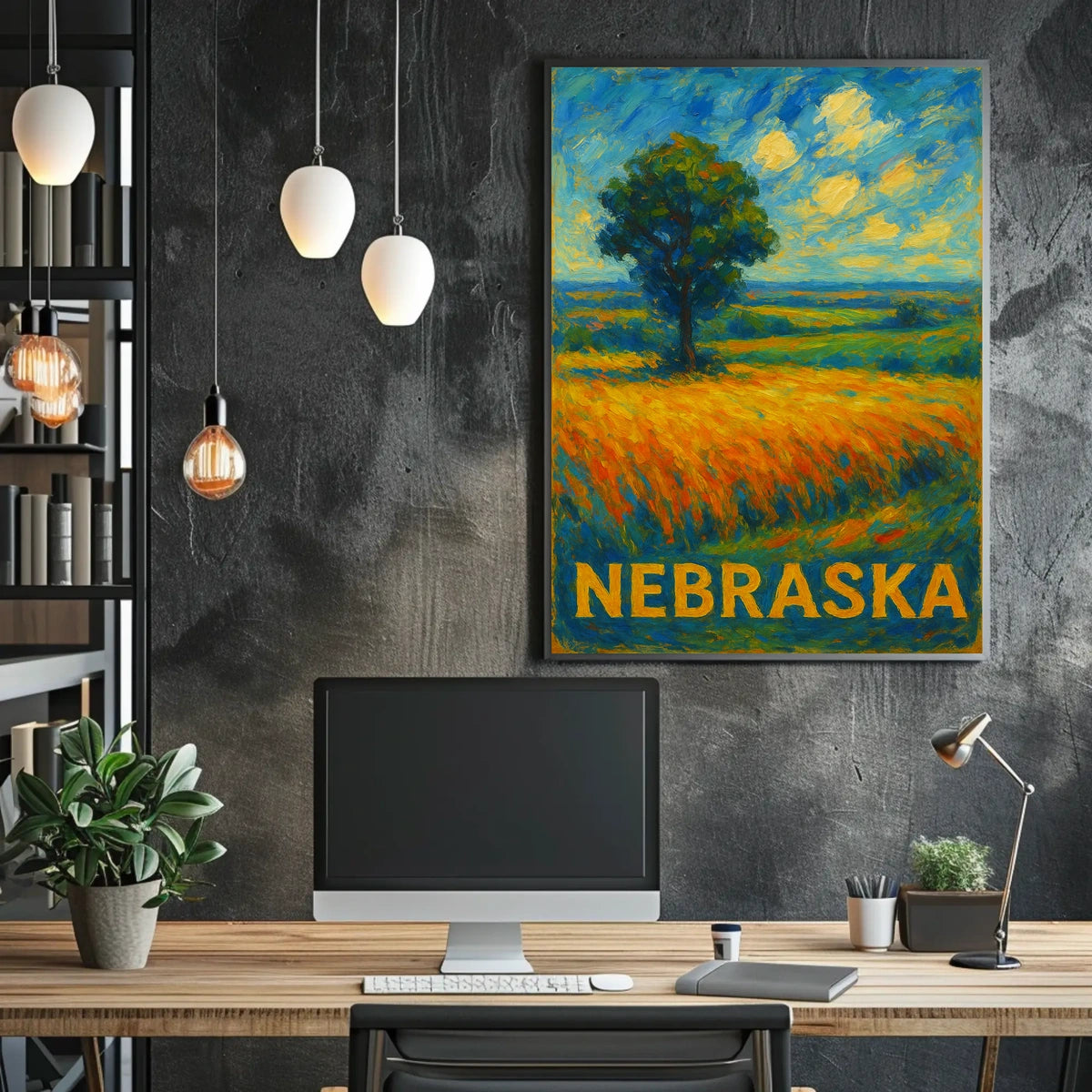 Nebraska Landscape Poster