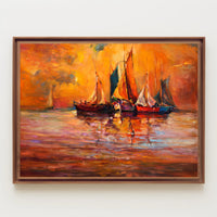 Sunset Sails Poster