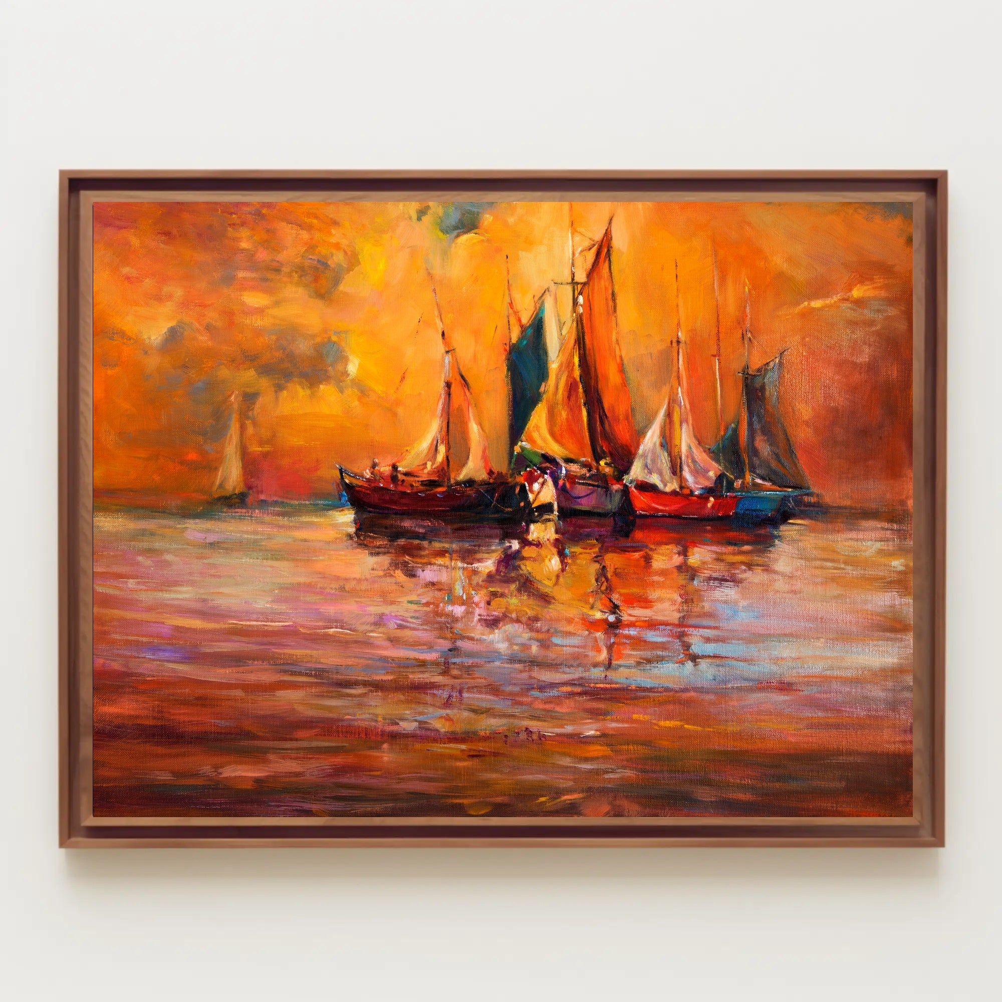 Sunset Sails Poster