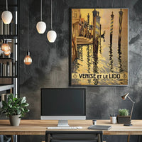 Venise et le Lido Poster PosterGoat