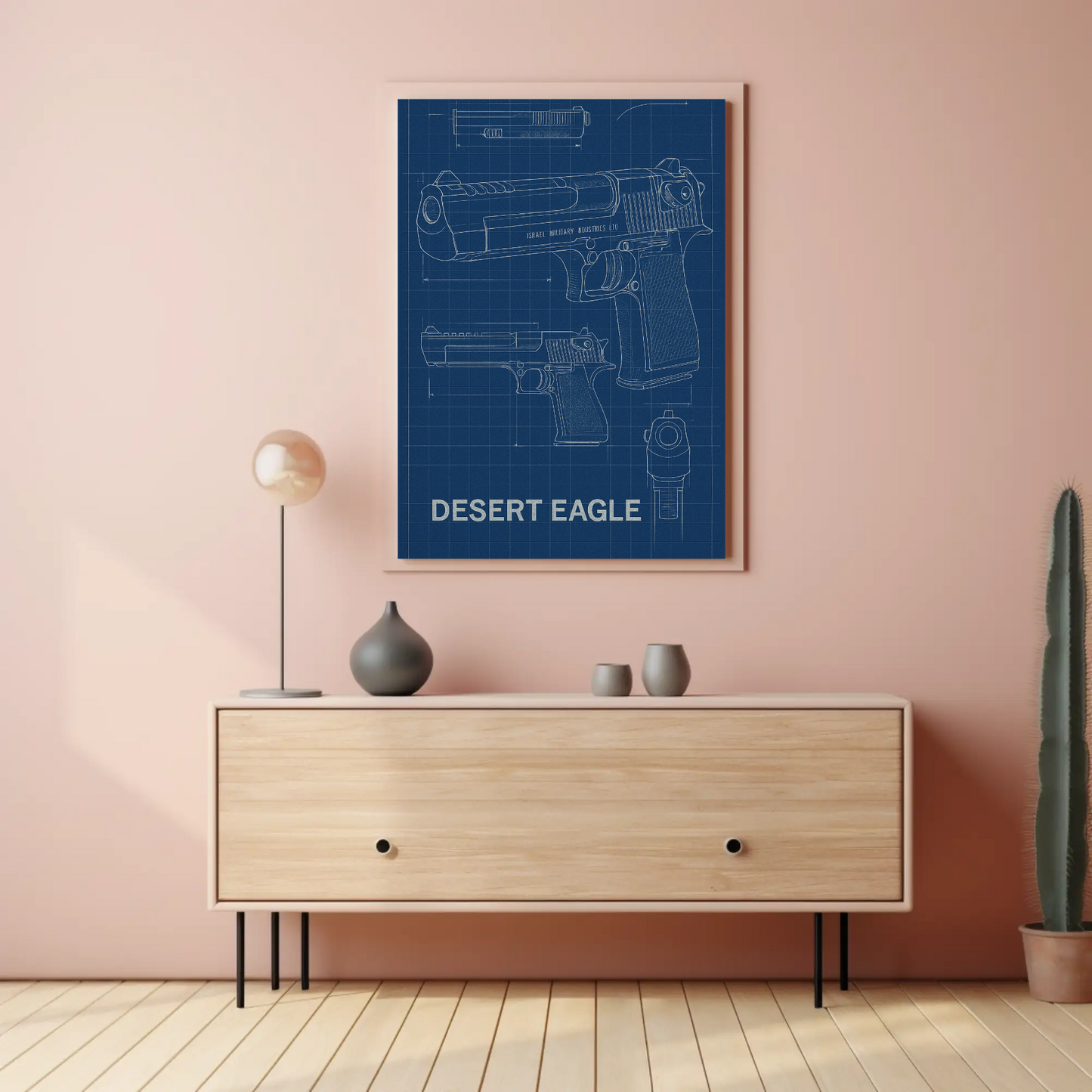 Desert Eagle Technical Blueprint IMIS Poster