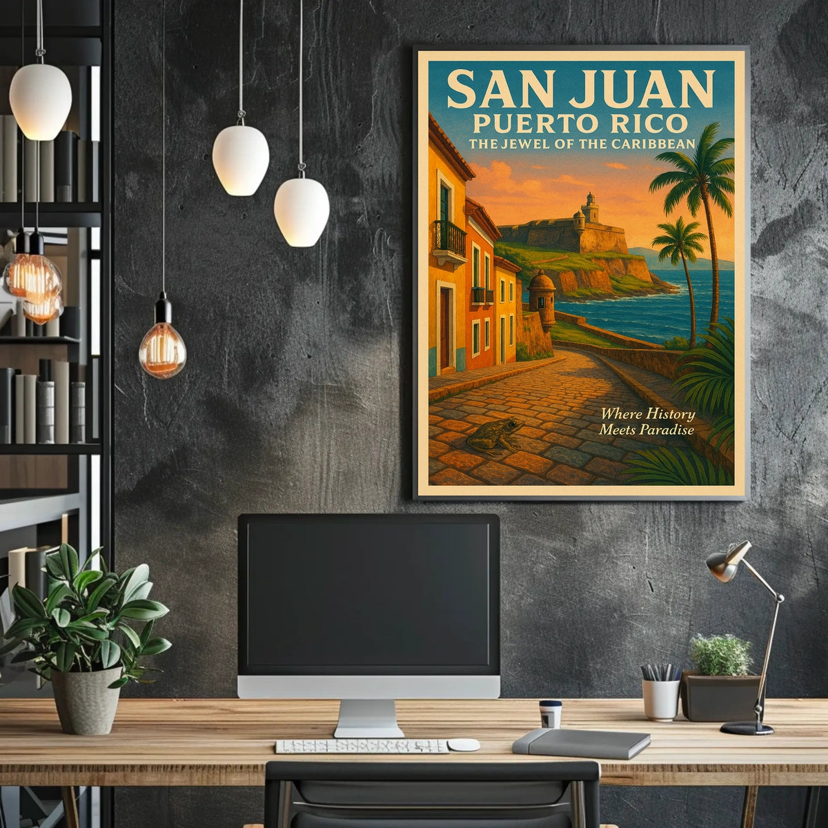 San Juan, Puerto Rico The Jewel of the Caribbean Poster