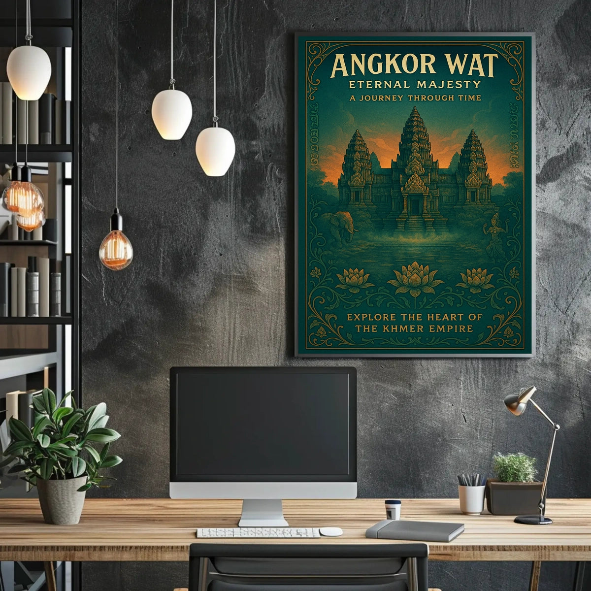 Angkor Wat Eternal Majesty Poster