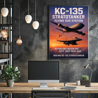 KC-135 Stratotanker Flying Gas Station Poster PosterGoat