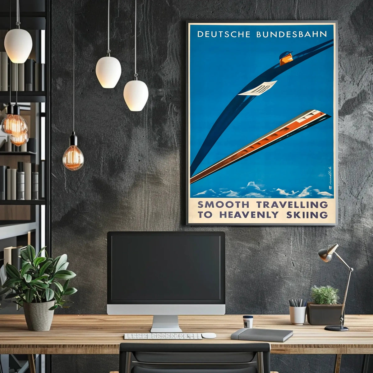 Deutsche Bundesbahn Smooth Travelling Poster