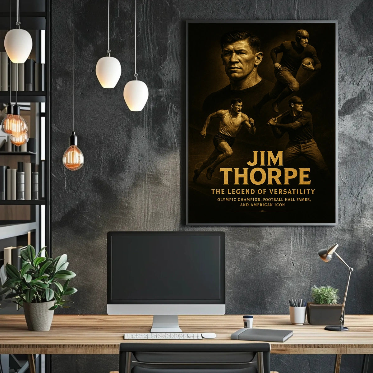 Jim Thorpe A Sports Legend Poster