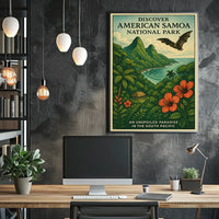 Unspoiled Paradise in the South Pacific Poster