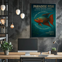 Paradise Fish Fresh Water Jewel Poster