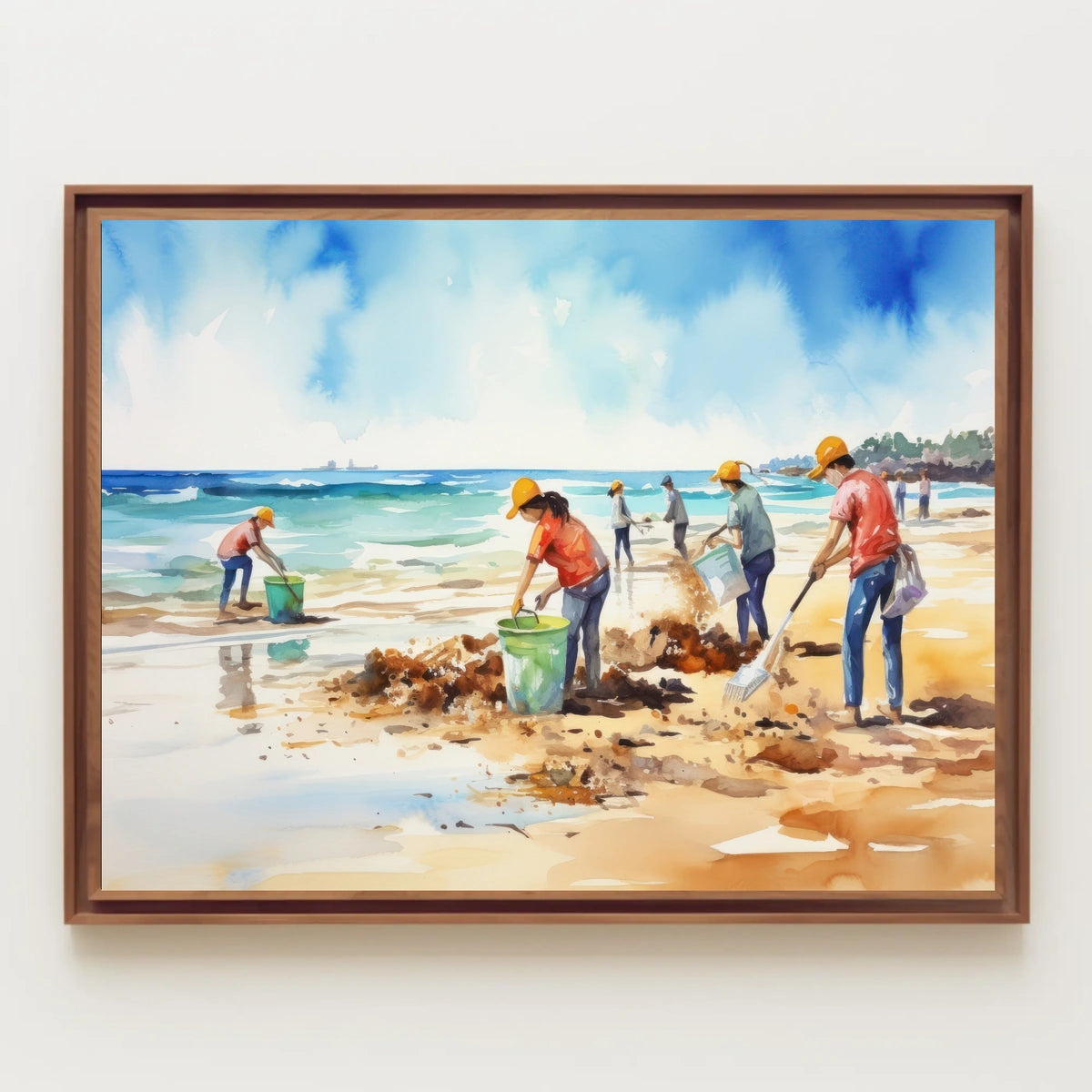 Beach Cleanup Initiative Poster