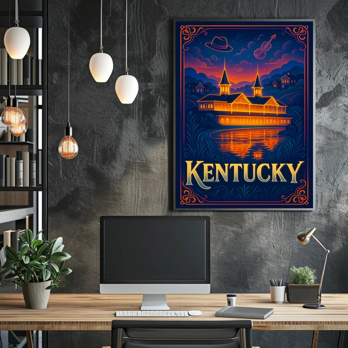 Kentucky A Scenic Tribute Poster