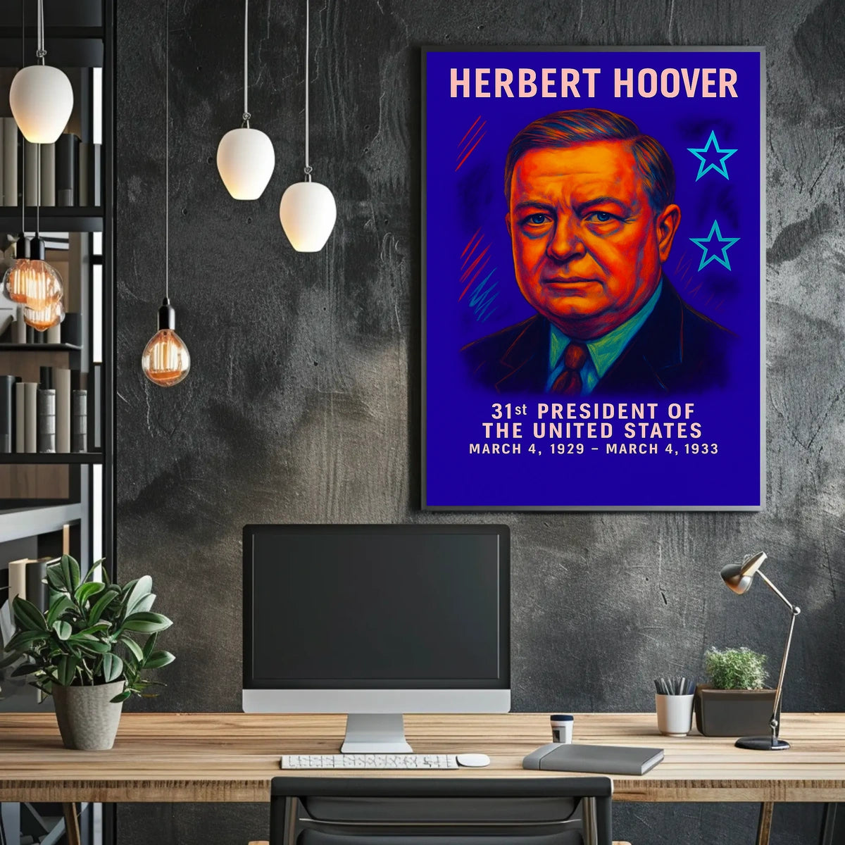 Herbert Hoover 31st President Poster