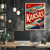 Kansas Aviation Adventure Poster