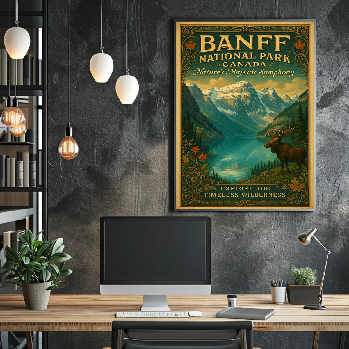 Banff National Park Natures Majestic Symphony Poster
