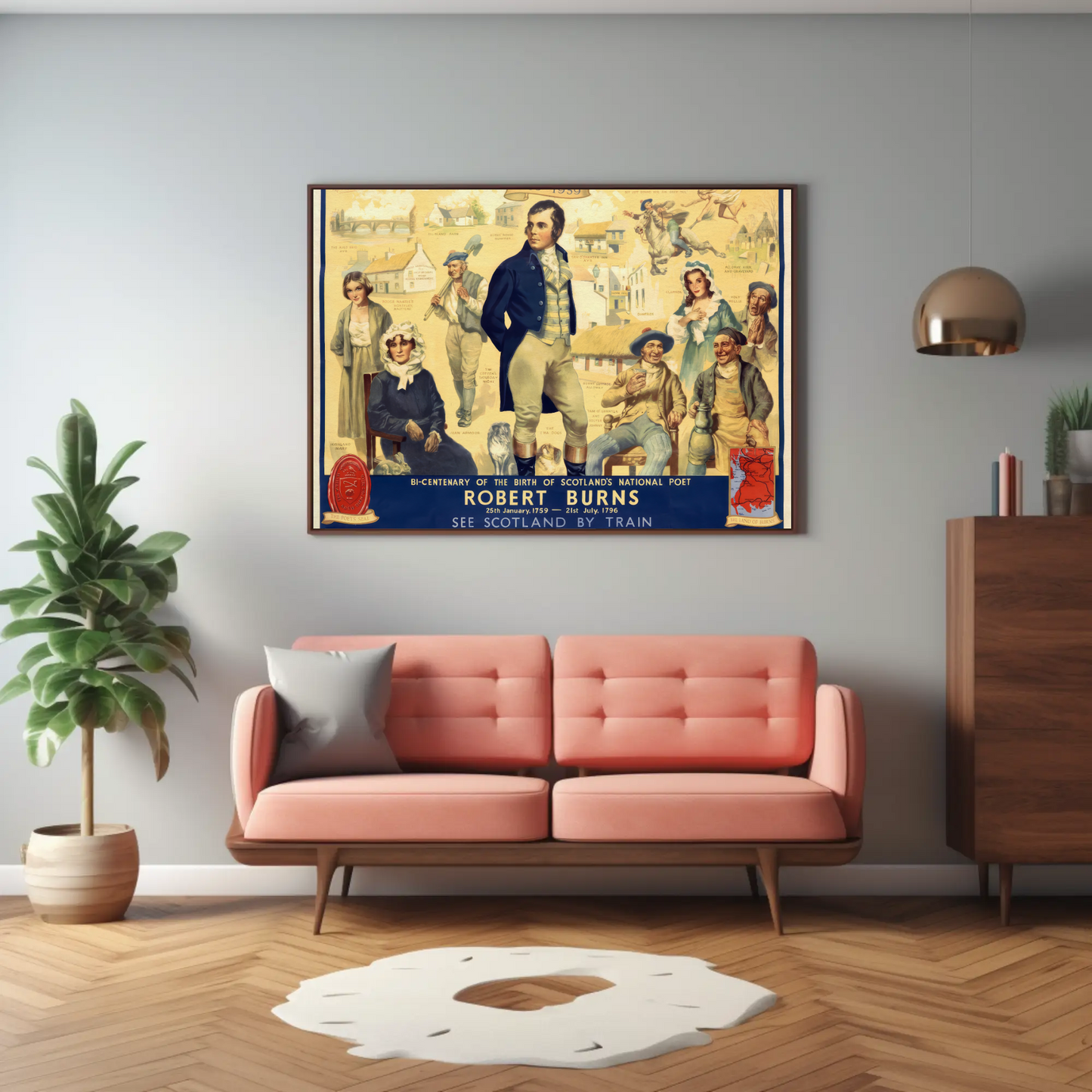 Robert Burns Bicentennial Poster