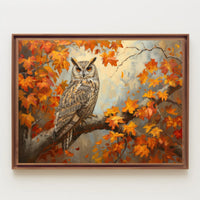 Autumn Owl Poster