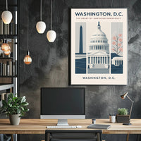 Washington, D.C., Heart of Democracy Urban or Cityscape Poster PosterGoat