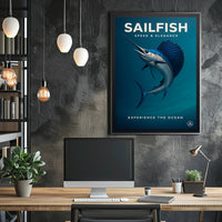 Sailfish Speed & Elegance Poster PosterGoat
