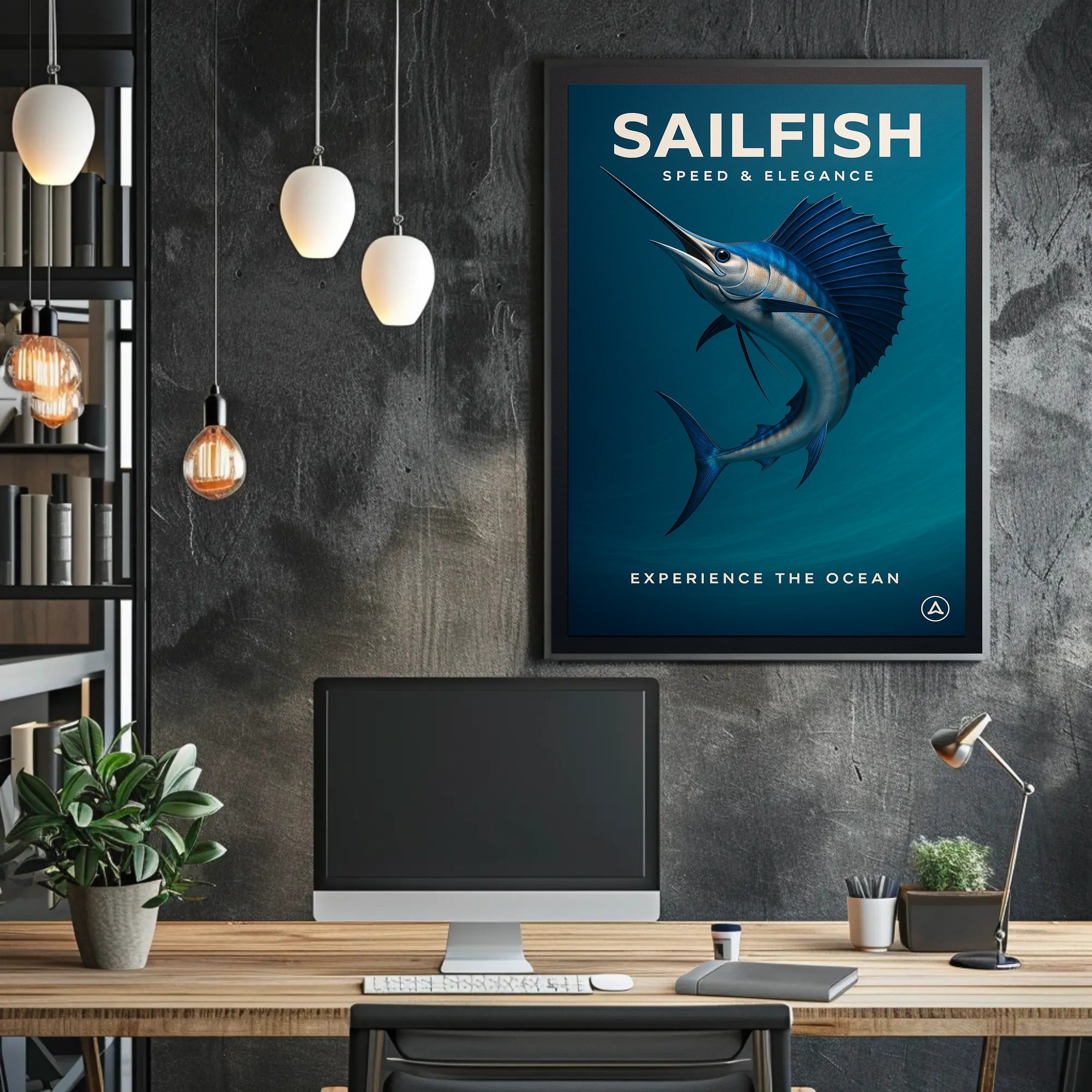 Sailfish Speed & Elegance Poster PosterGoat