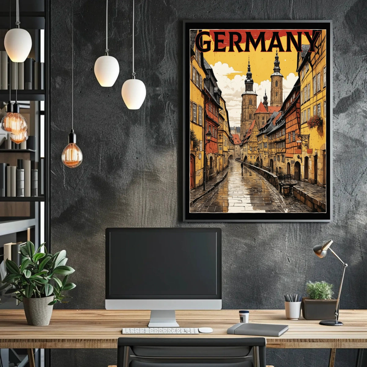 Germany Scenic Street View Poster