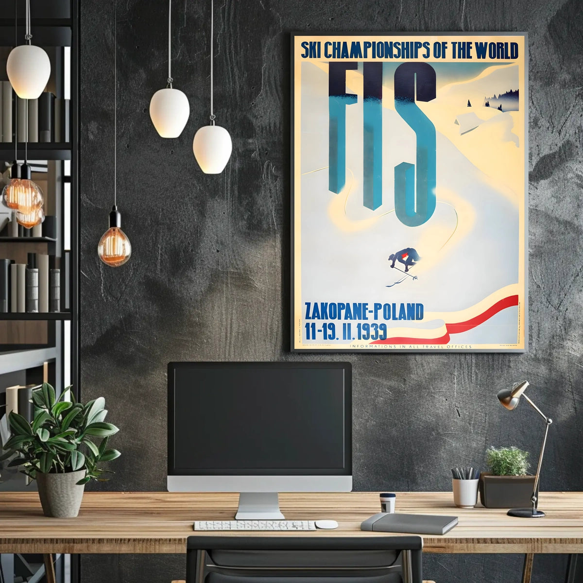 Fis Ski Championships 1939 Zakopane, Poster