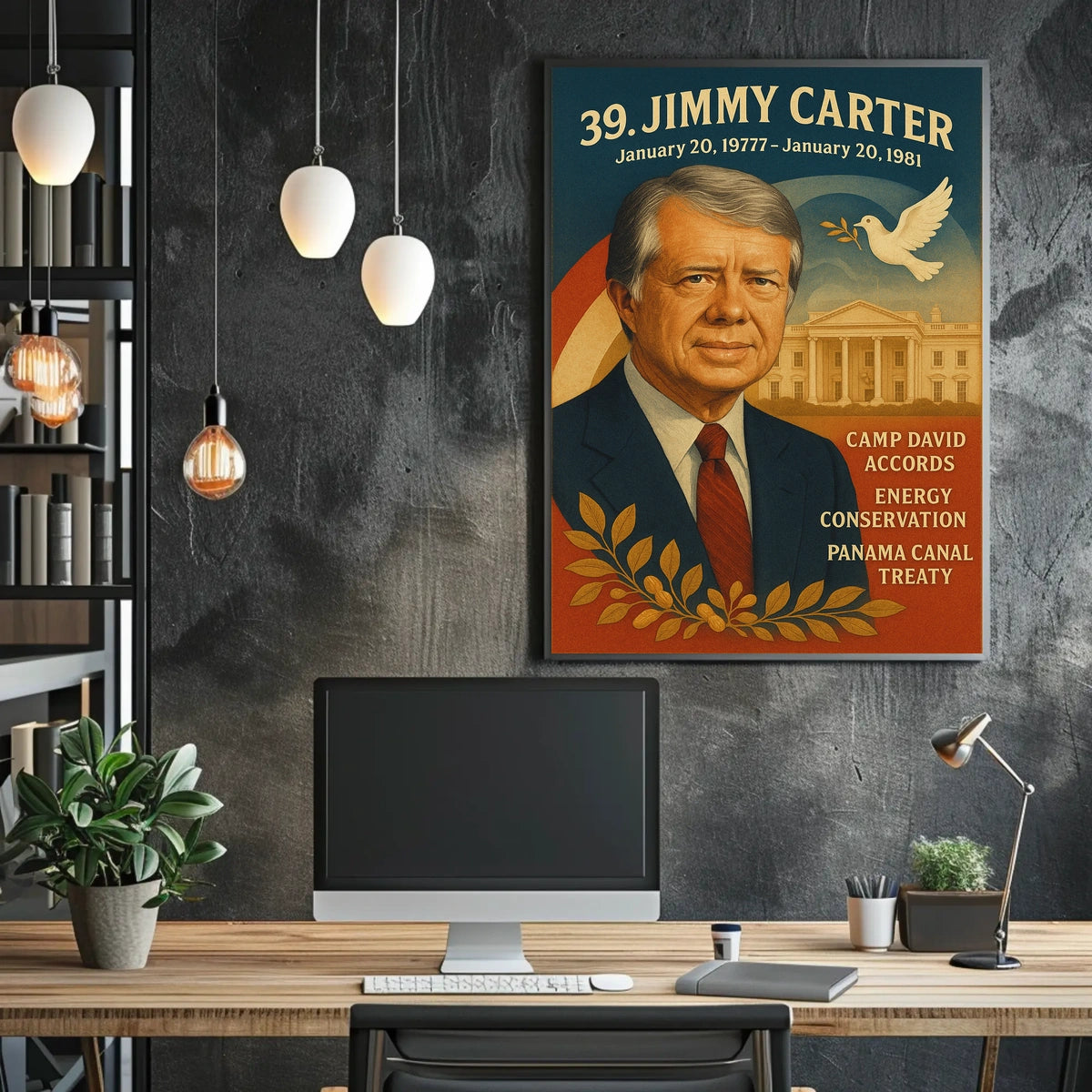 Jimmy Carter 39th President Poster