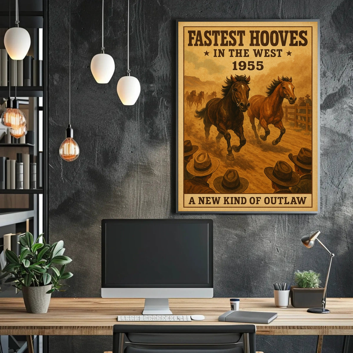 Fastest Hooves in the West Poster