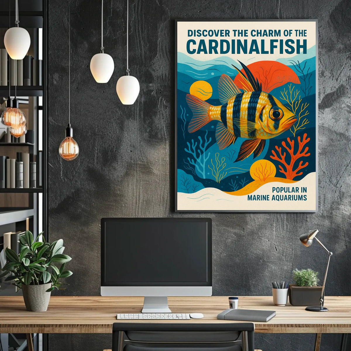 Discover The Charm Of The Cardinalfish Poster
