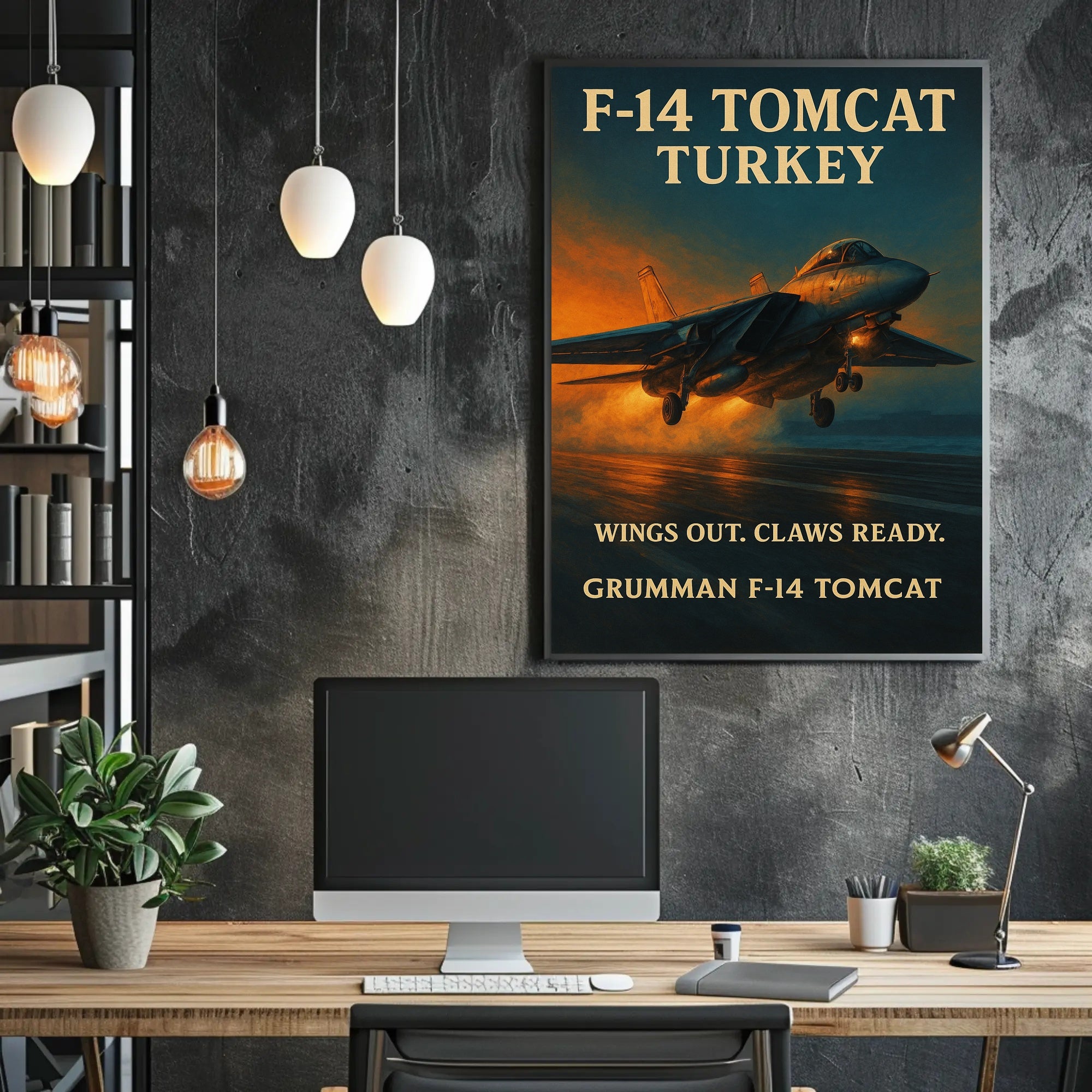 F-14 Tomcat Fighter Jet Poster