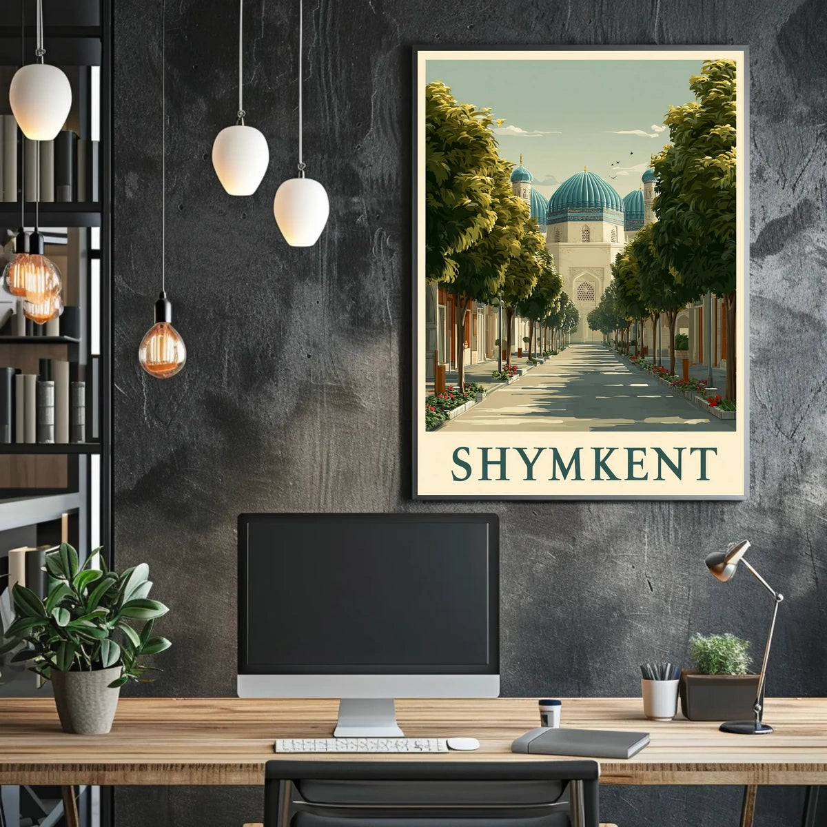 Shymkent Architectural Splendor Poster