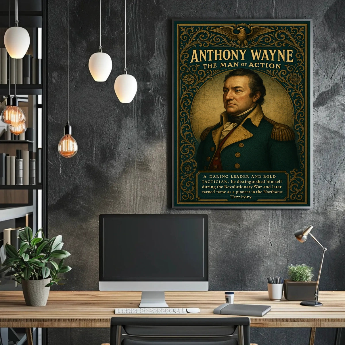 Anthony Wayne The Man of Action Poster