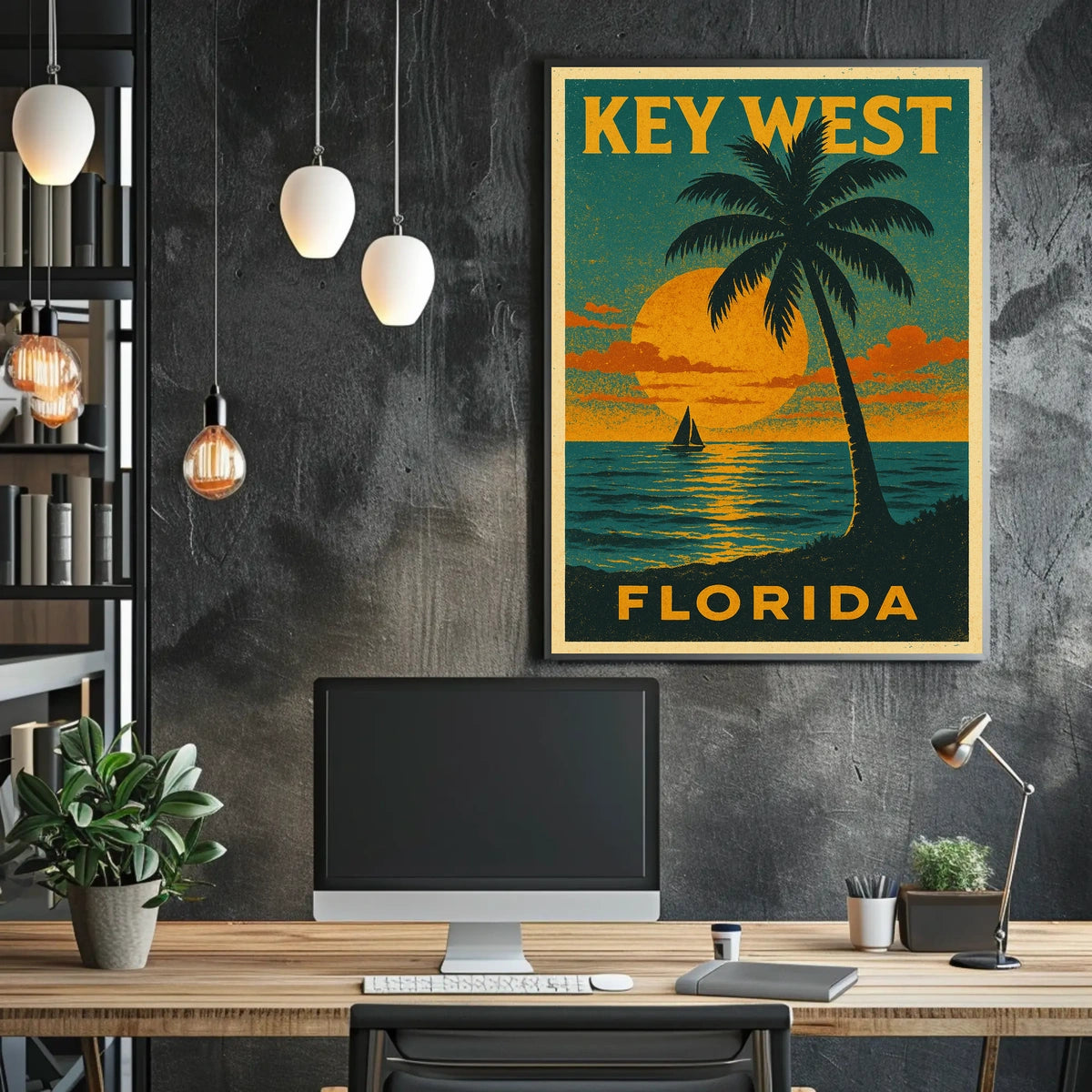Key West Sunset Poster
