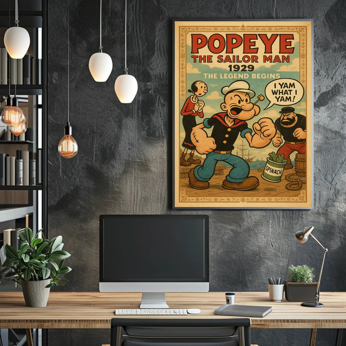 Popeye 1929 Art Poster POP-78